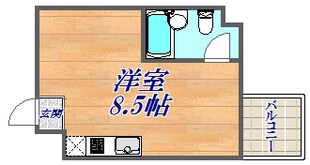 イーストヴィレッジ三宮の物件間取画像